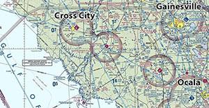 Aeronautical Chart of Cross City Airport