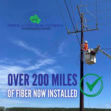 Over 200 miles of fiber now installed
